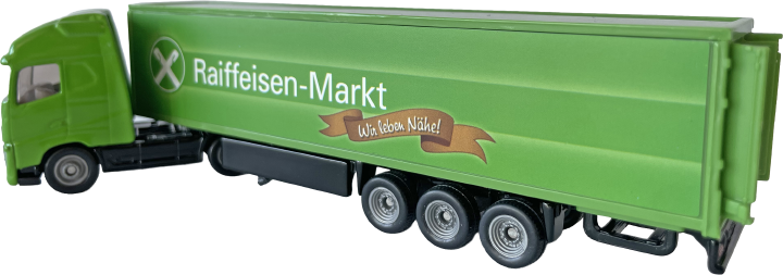 siku Volvo Sattelzug Raiffeisen-Markt
